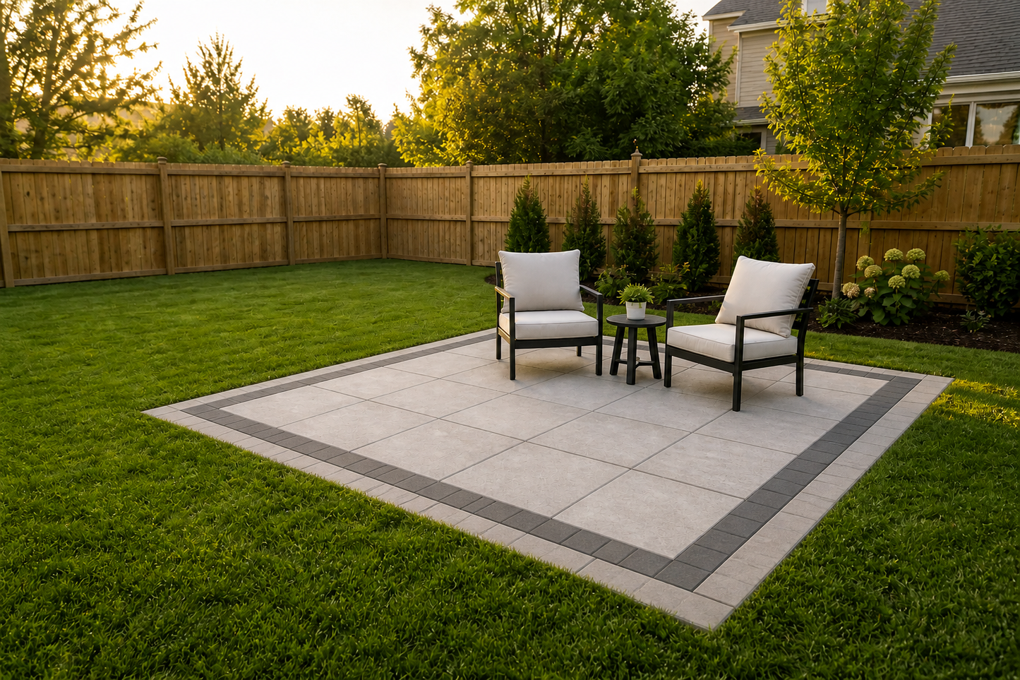 Reserve Your Simple Patio