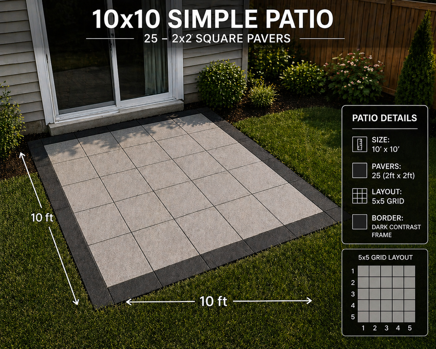 Simple Paver Patio